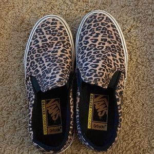 Cheetah print vans